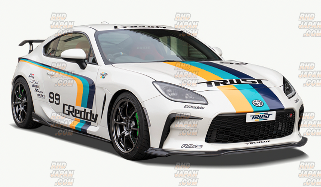 Trust Greddy X Voltex Rear Wing Side Mount Wet Carbon Fiber - BRZ